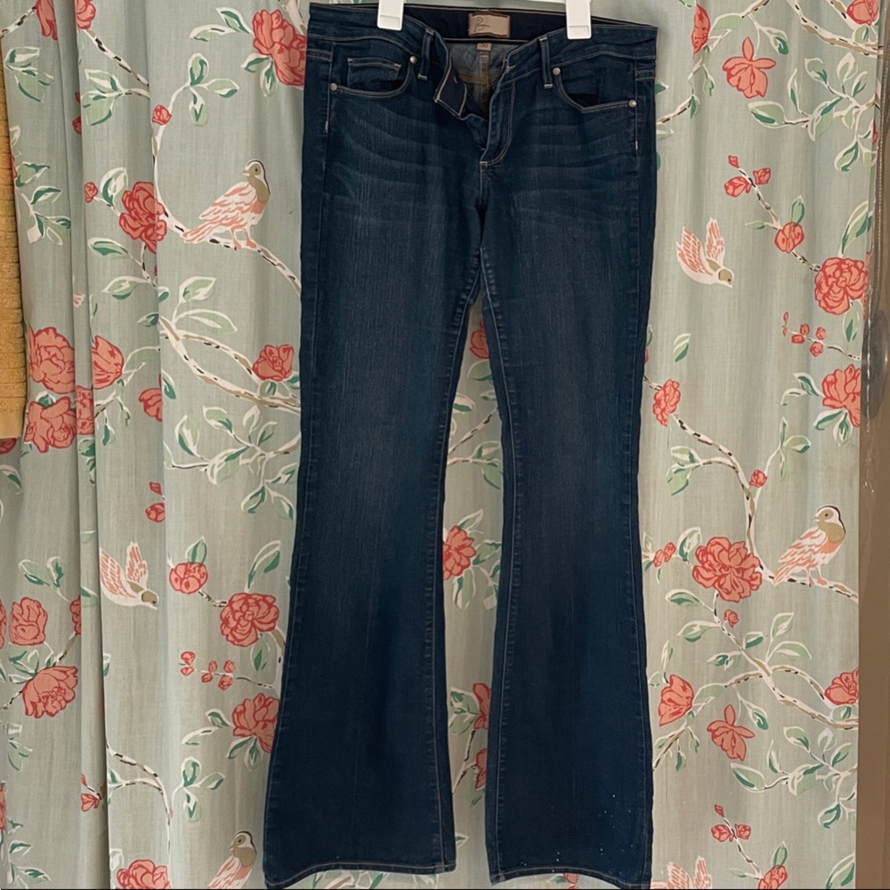 PAIGE Midnight Blue Flare Jeans